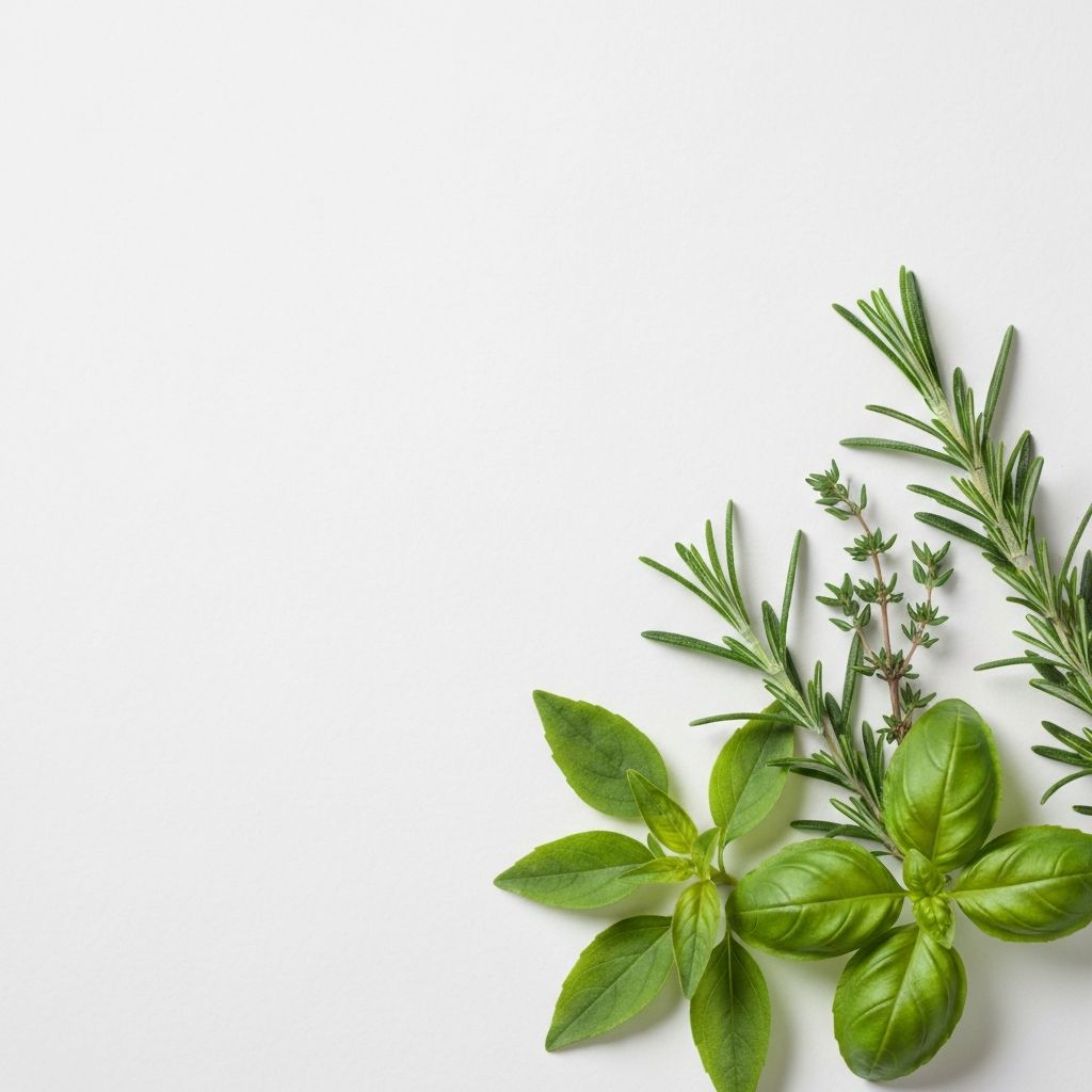 Frische Kräuter und Pflanzen